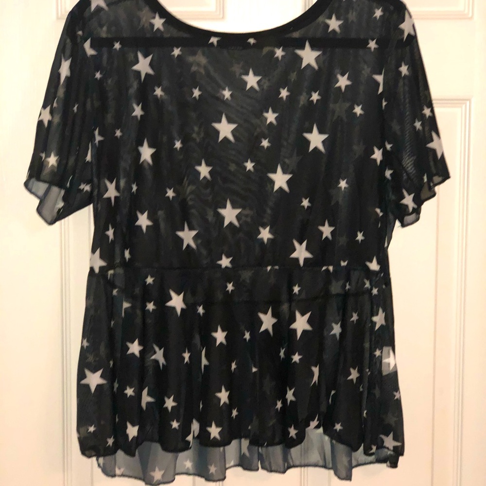 Sheer Star Top